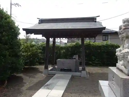 諏訪神社の手水舎