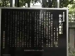 西久保八幡神社の歴史