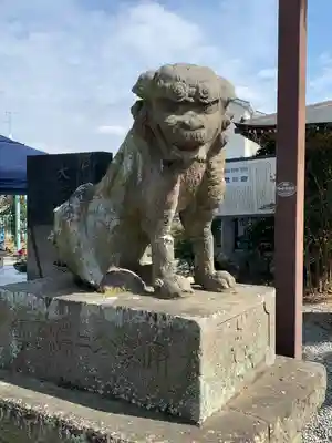菖蒲神社の狛犬