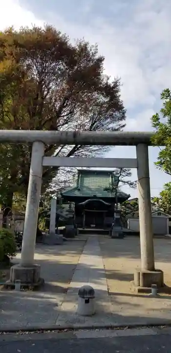 小岩田天祖神社の鳥居