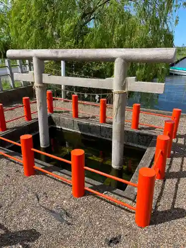 息栖神社の鳥居