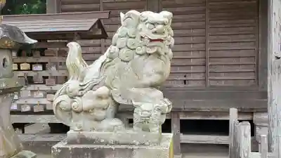 海上八幡宮の狛犬
