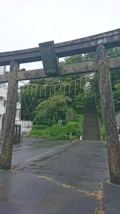 飯野川亀ヶ森八幡神社の鳥居