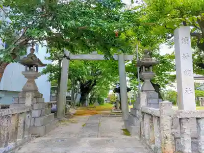 濱神明社の鳥居