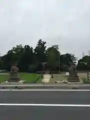 六所神社の狛犬