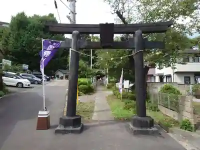 武州白子熊野神社の鳥居