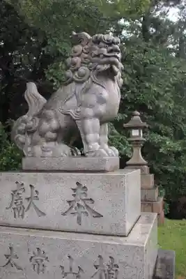 氣比神宮の狛犬