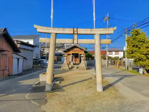 秋葉社（江松秋葉社）の鳥居