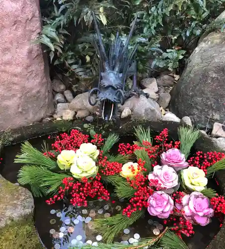 田無神社の手水舎