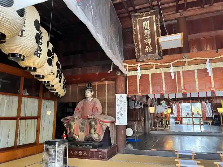 高岡関野神社の像