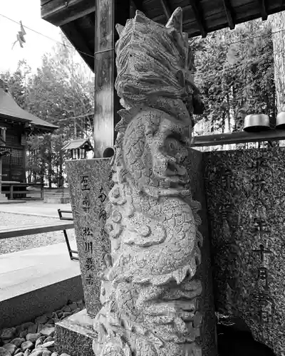 滑川神社 - 仕事と子どもの守り神の手水