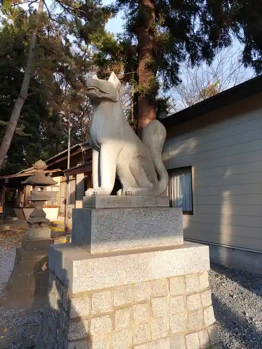 開運招福 飯玉神社の狛犬