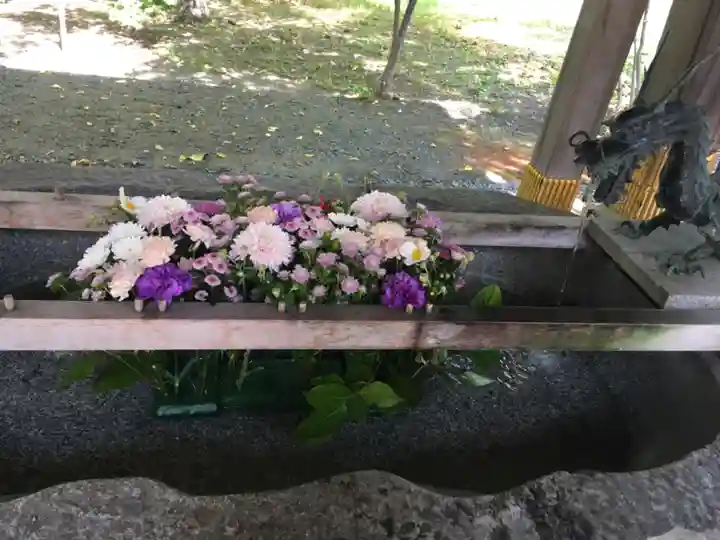 彌彦神社 (伊夜日子神社)の手水舎