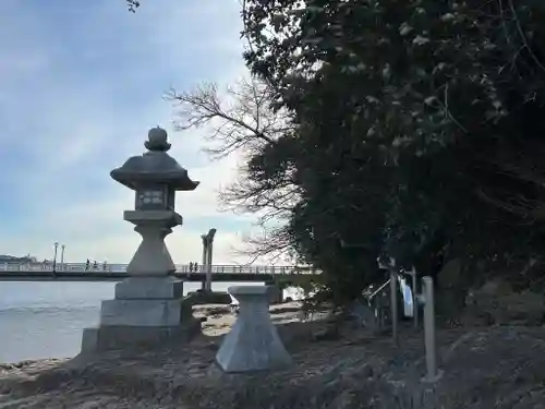 八百富神社の景色