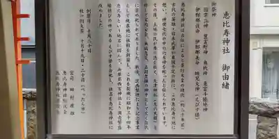 恵比寿神社の歴史