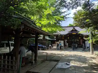 渋谷氷川神社の手水舎