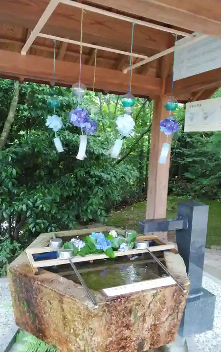 黒髪神社の手水舎