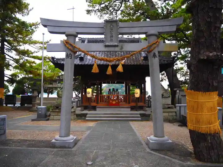 八百富神社の鳥居