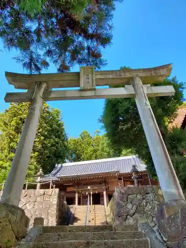 黒沼神社の鳥居