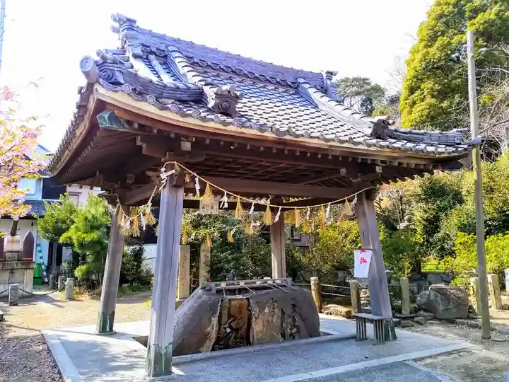 神前神社の手水舎