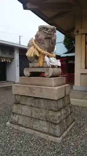 水門吹上神社の狛犬