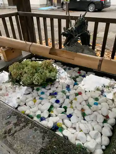 豊平神社の手水舎