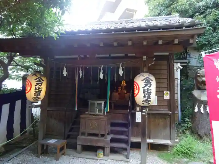 大綱金刀比羅神社の本殿・本堂