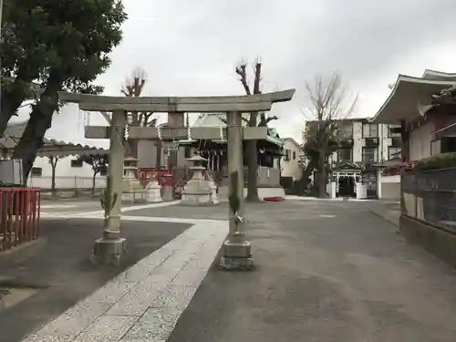 浦守稲荷神社の鳥居