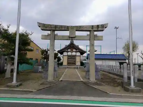 秋葉社の鳥居