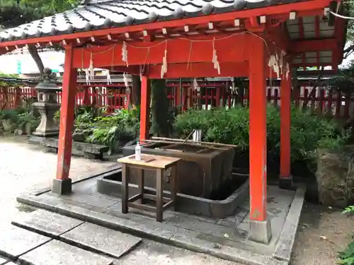 水鏡天満宮の手水舎