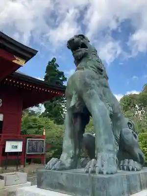 武蔵御嶽神社の狛犬