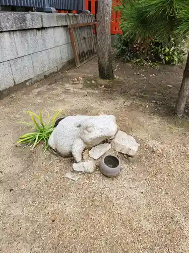 熊内八幡神社の狛犬