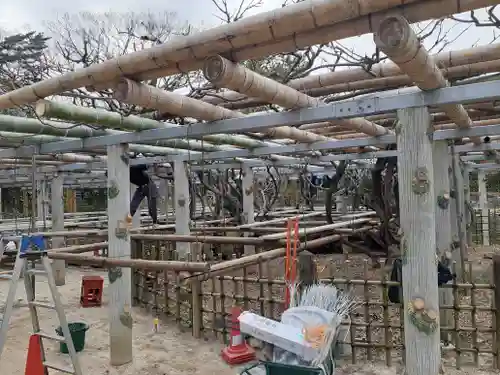 越ヶ谷久伊豆神社の庭園