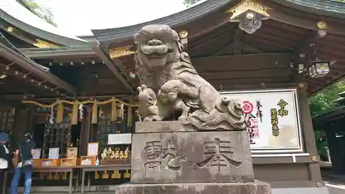 検見川神社の狛犬