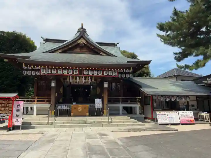 中野沼袋氷川神社の本殿・本堂