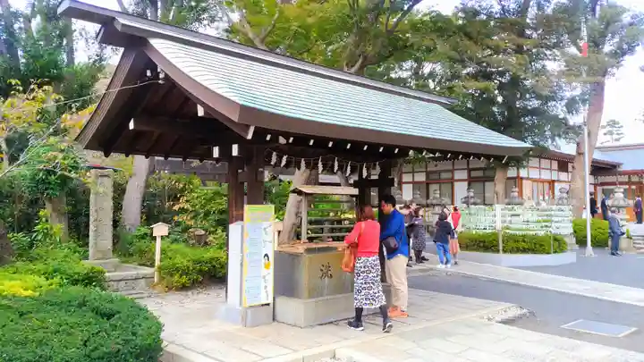 松陰神社の手水舎