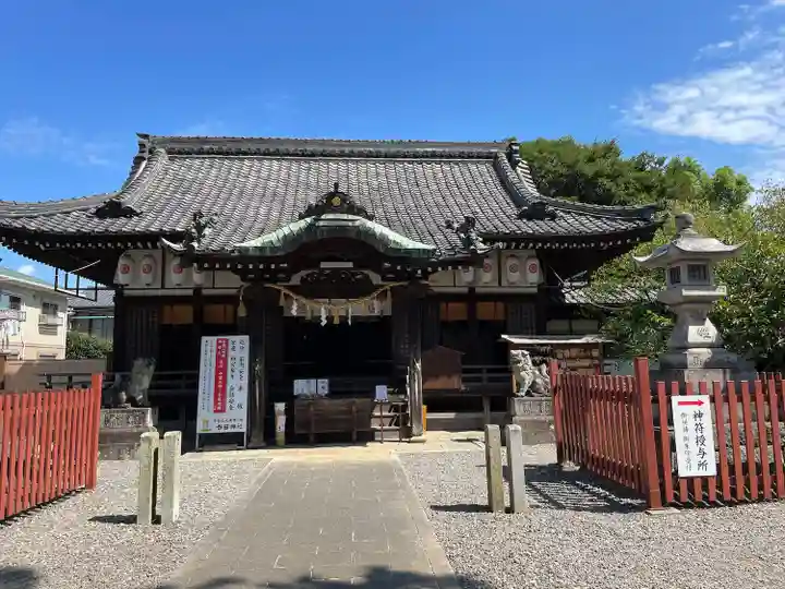 手筒花火発祥の地 吉田神社の本殿・本堂