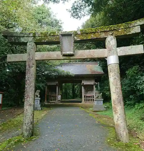 倭文神社の鳥居