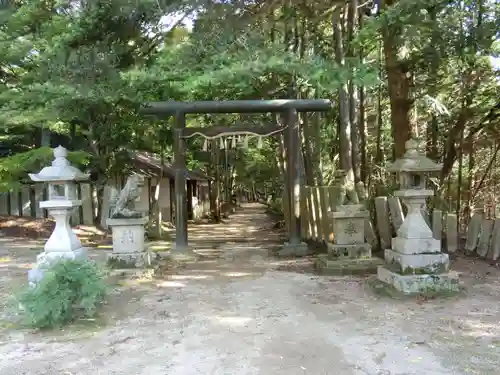 千早神社の鳥居