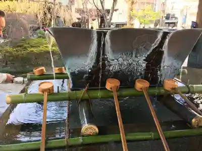 櫛田神社の手水舎