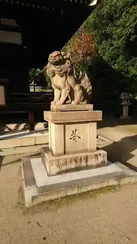 弓弦羽神社の狛犬