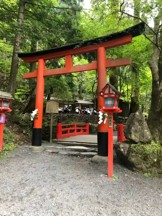 貴船神社奥宮の鳥居