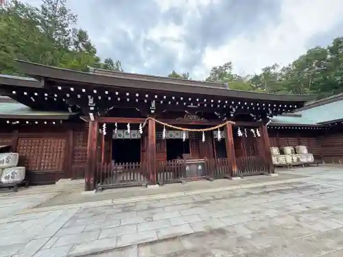 山梨縣護國神社の本殿・本堂