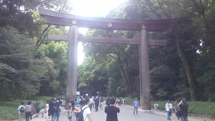 明治神宮の鳥居