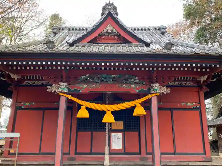 中氷川神社の本殿・本堂