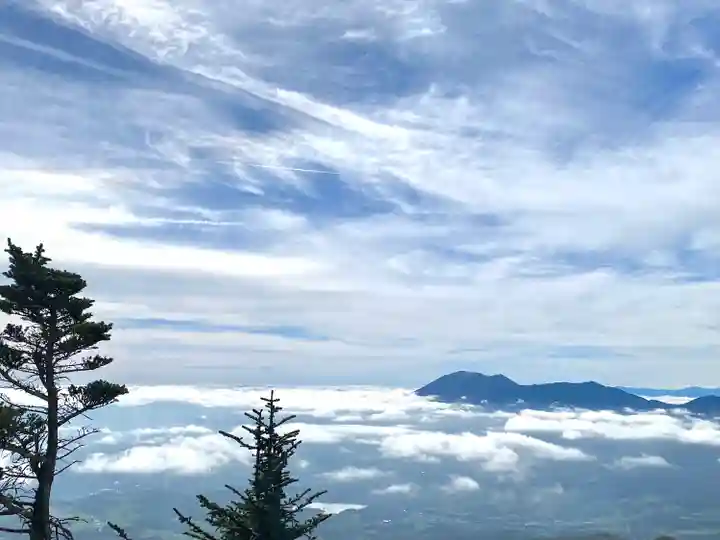 山家神社奥宮の景色