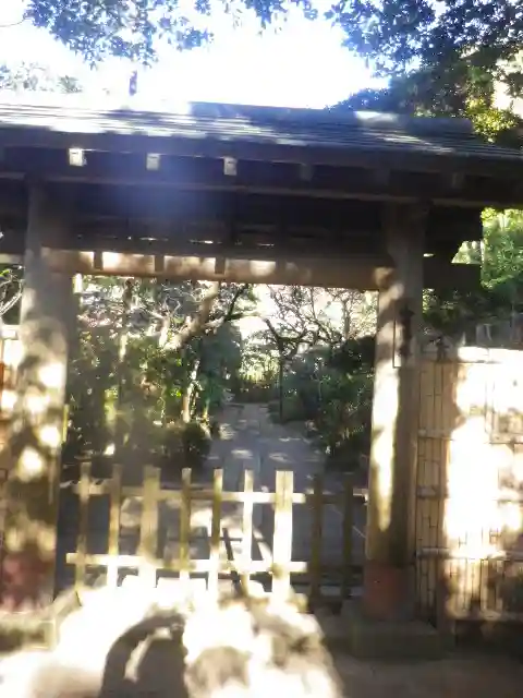 富陽庵の山門・神門