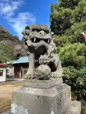 小名浜鹿島神社の狛犬