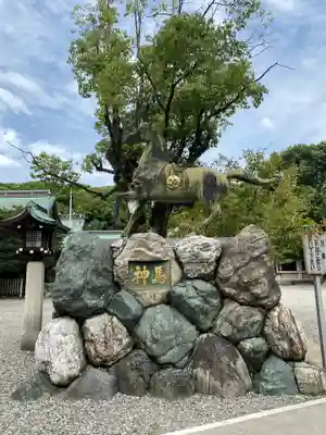 真清田神社の狛犬