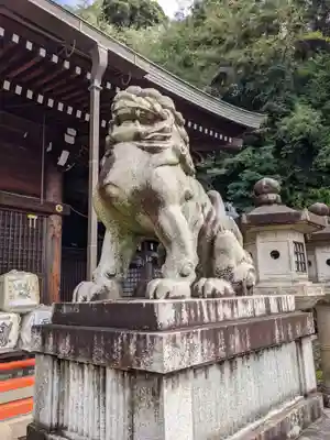 京都霊山護國神社の狛犬
